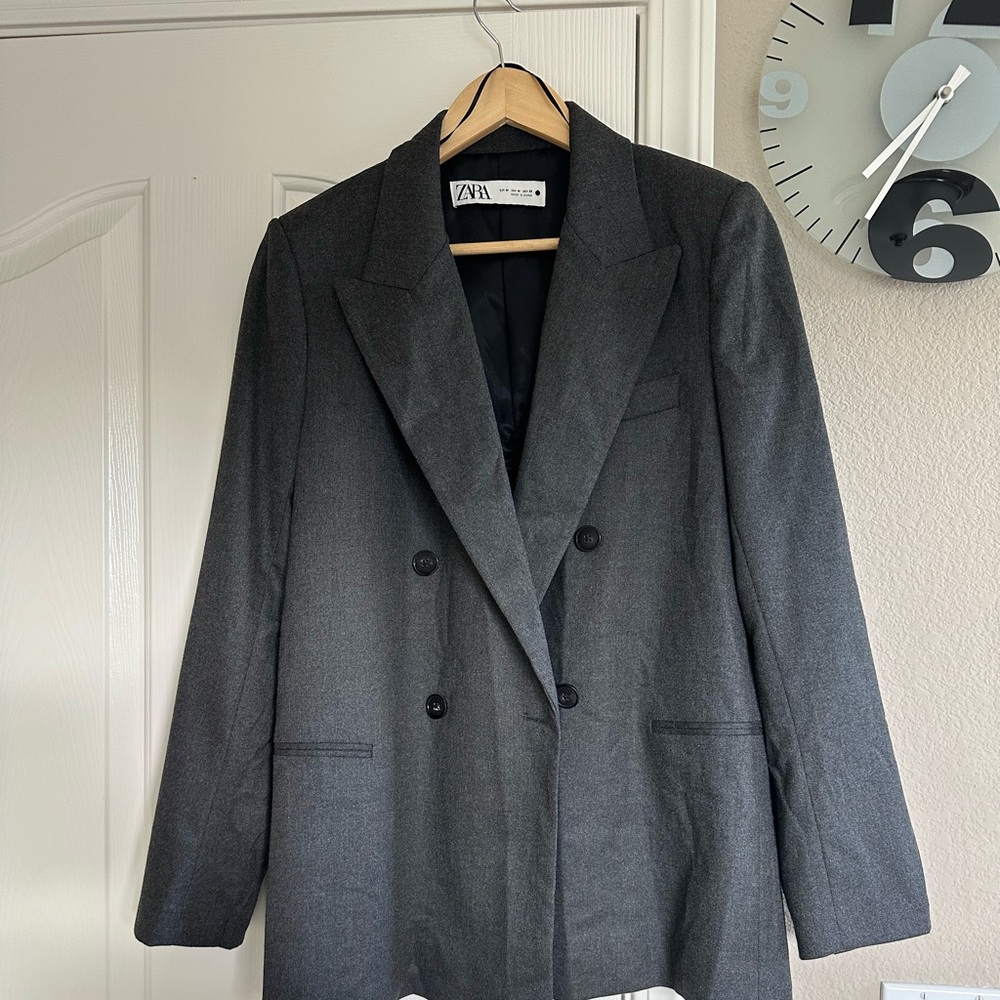 Blazer - Grey -Zara